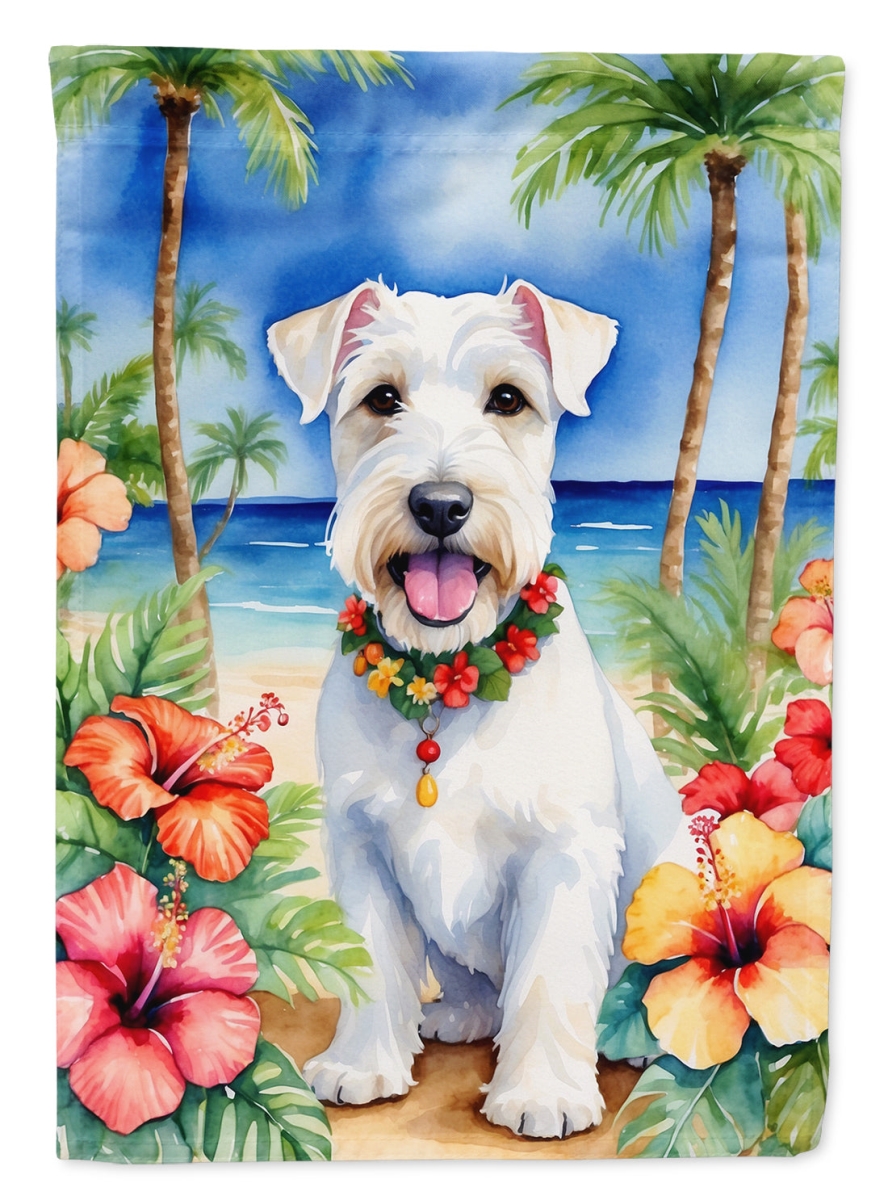 40 x 28 in. Sealyham Terrier Luau House Flag