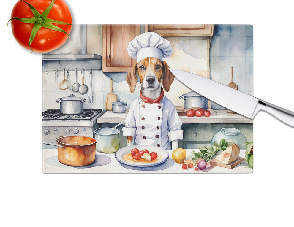 DAC6245LCB 15 x 12 in. English Foxhound The Chef Glass Cutting Board