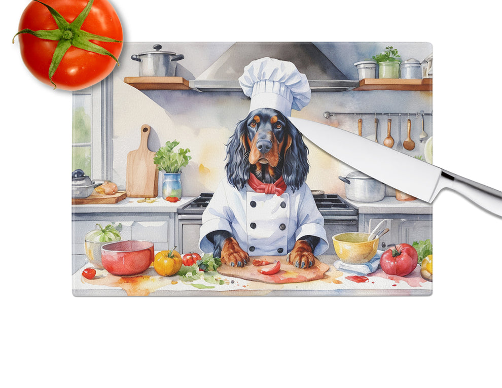 DAC6259LCB 15 x 12 in. Gordon Setter The Chef Glass Cutting Board