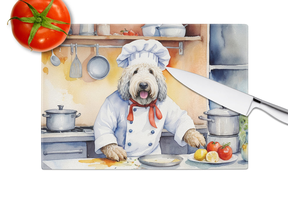 DAC6274LCB 15 x 12 in. Komondor The Chef Glass Cutting Board