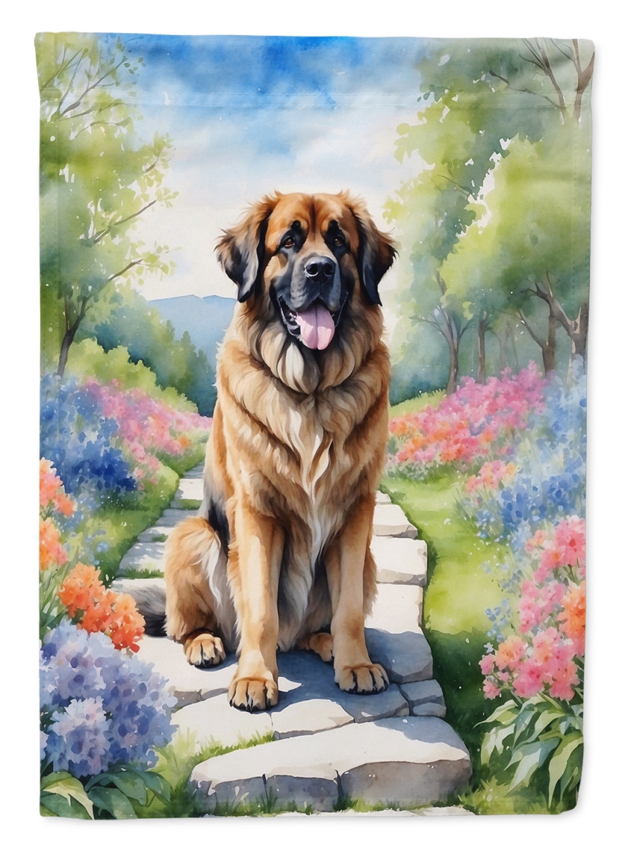 DAC6666CHF 40 x 28 in. Leonberger Spring Path House Flag