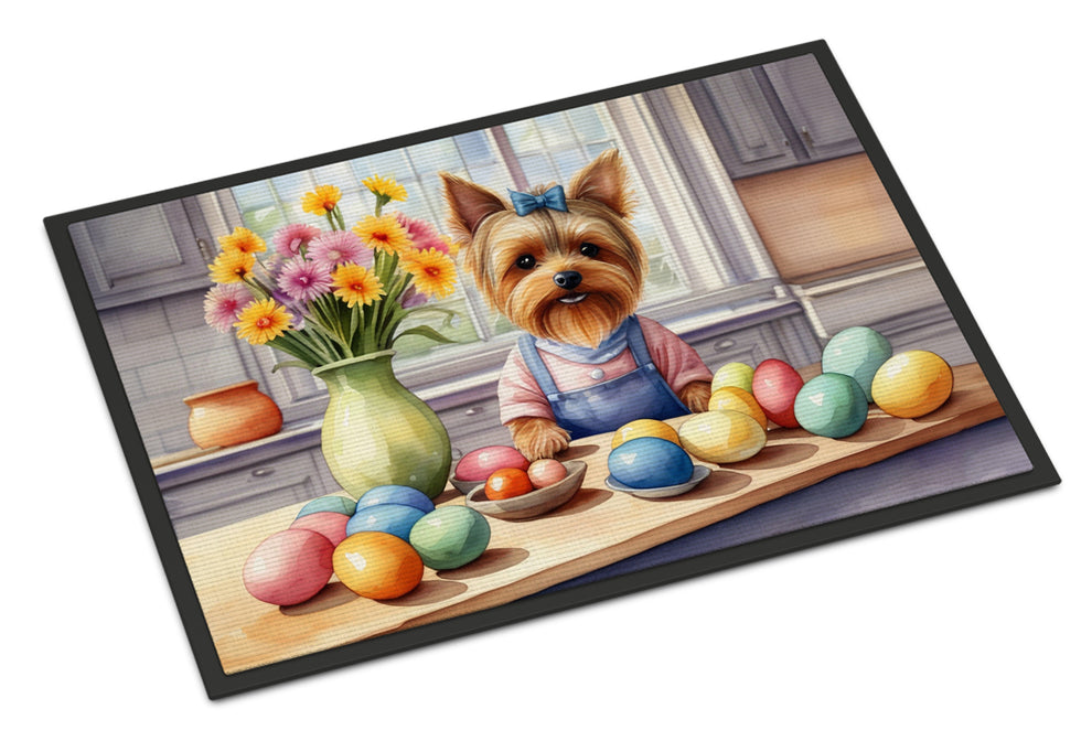 Picture of Carolines Treasures DAC6921JMAT 24 x 36 in. Unisex Decorating Easter Yorkshire Terrier Doormat