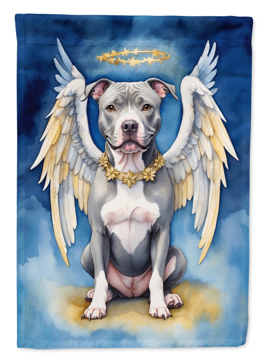 40 x 28 in. Pit Bull Terrier My Angel House Flag