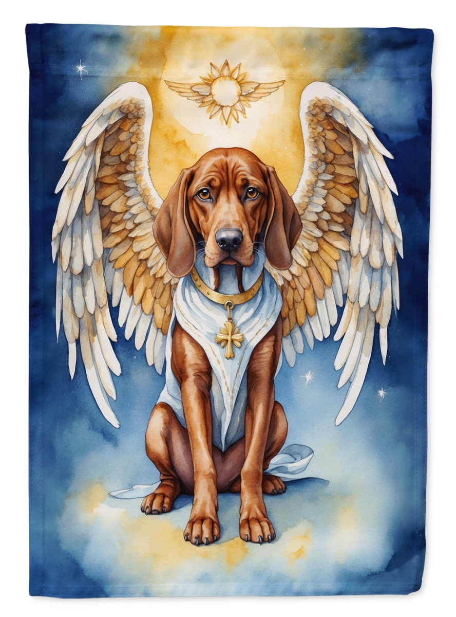 40 x 28 in. Redbone Coonhound My Angel House Flag