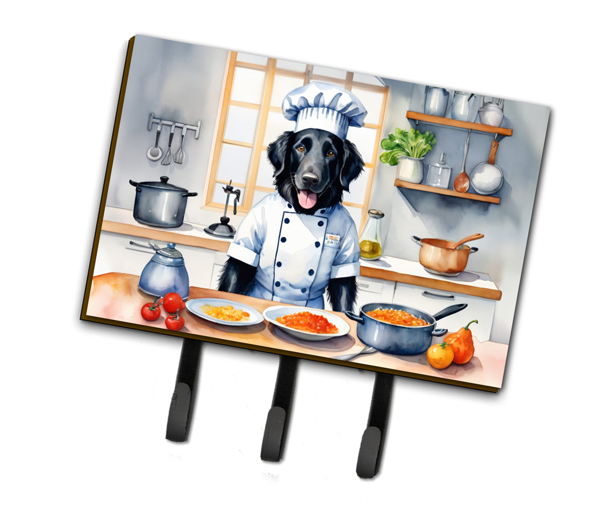 DAC6249TH68 9 x 6 in. Flat-Coated Retriever The Chef Leash or Key Holder