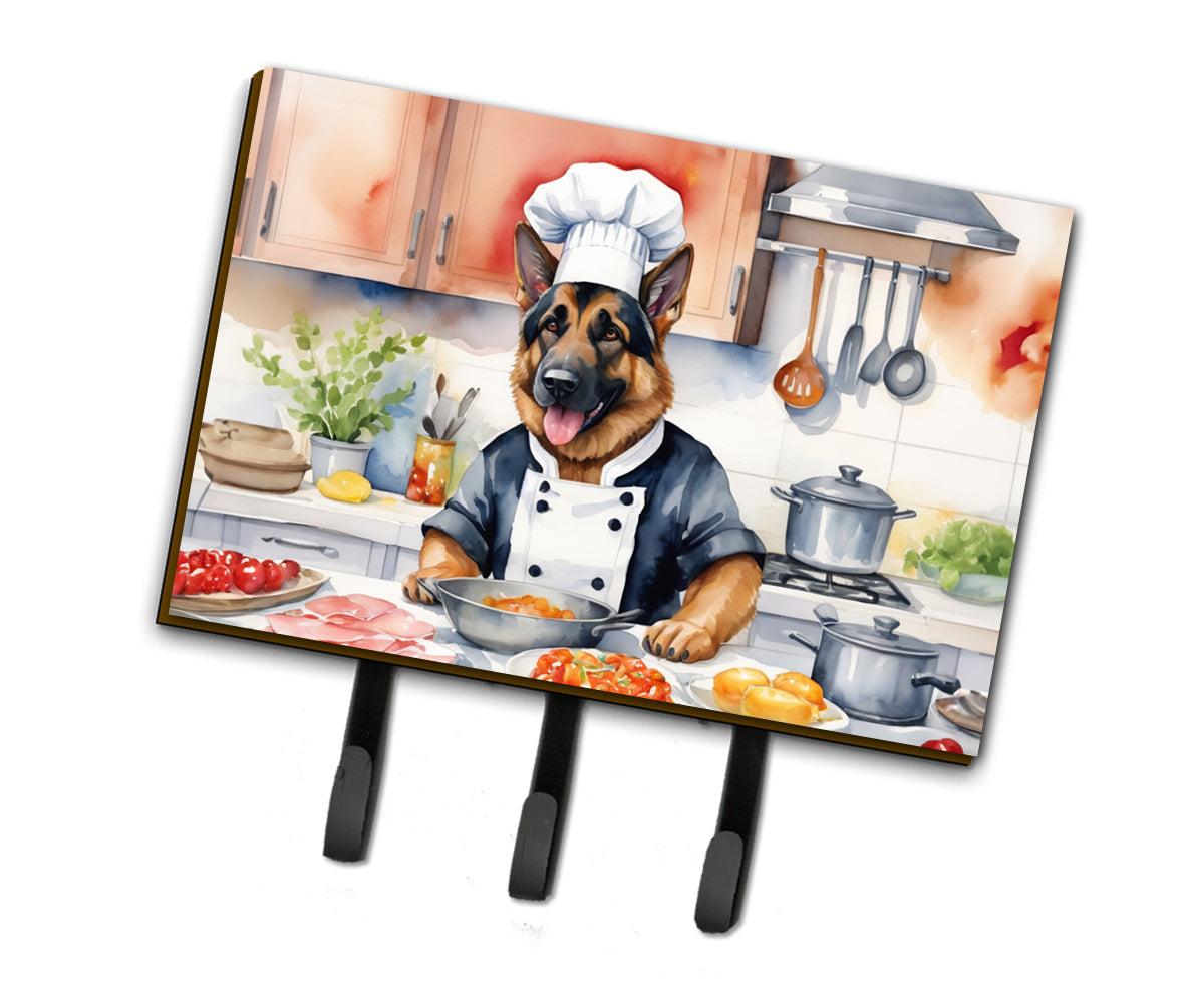 DAC6253TH68 9 x 6 in. German Shepherd The Chef Leash or Key Holder