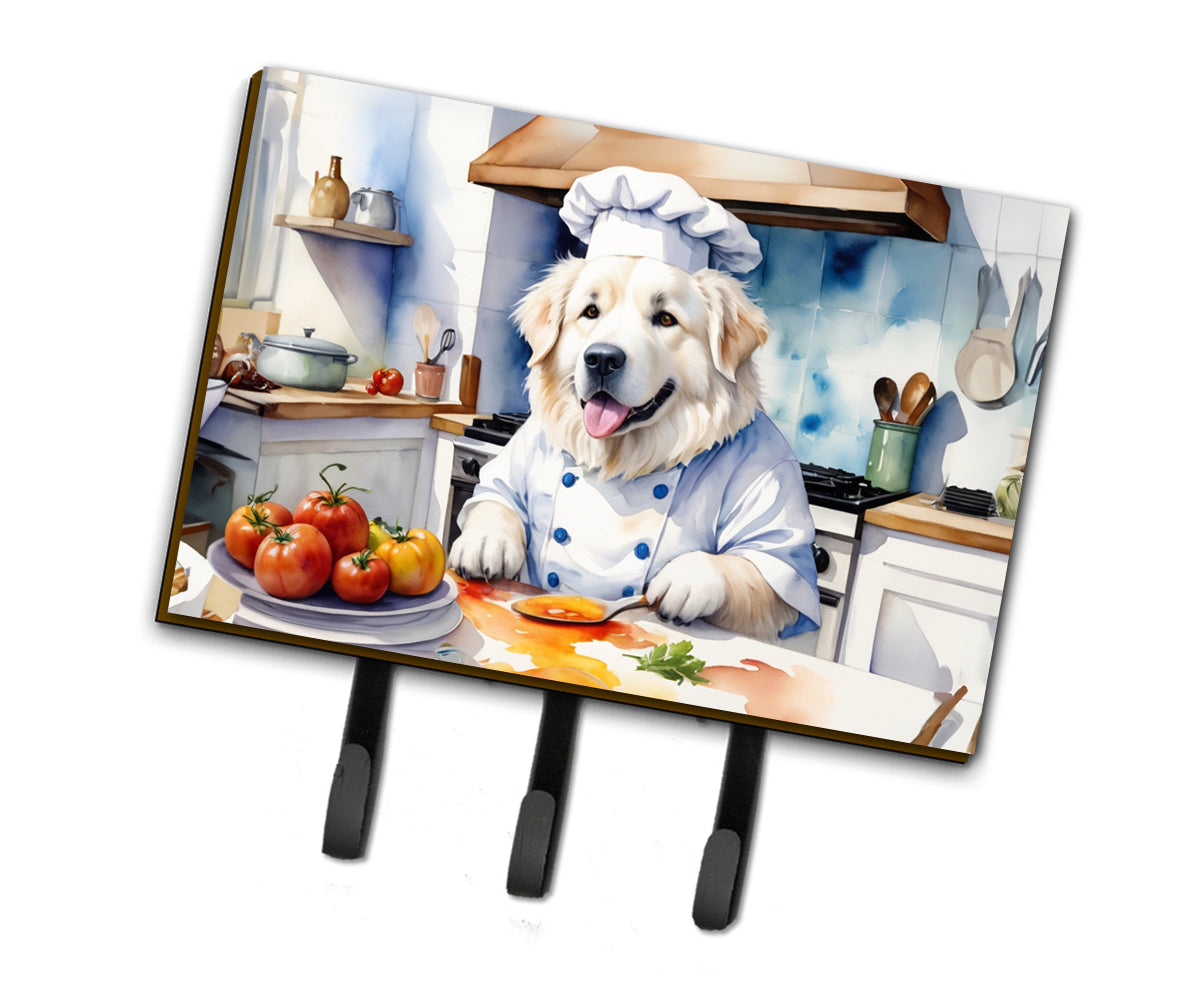 DAC6261TH68 9 x 6 in. Great Pyrenees The Chef Leash or Key Holder