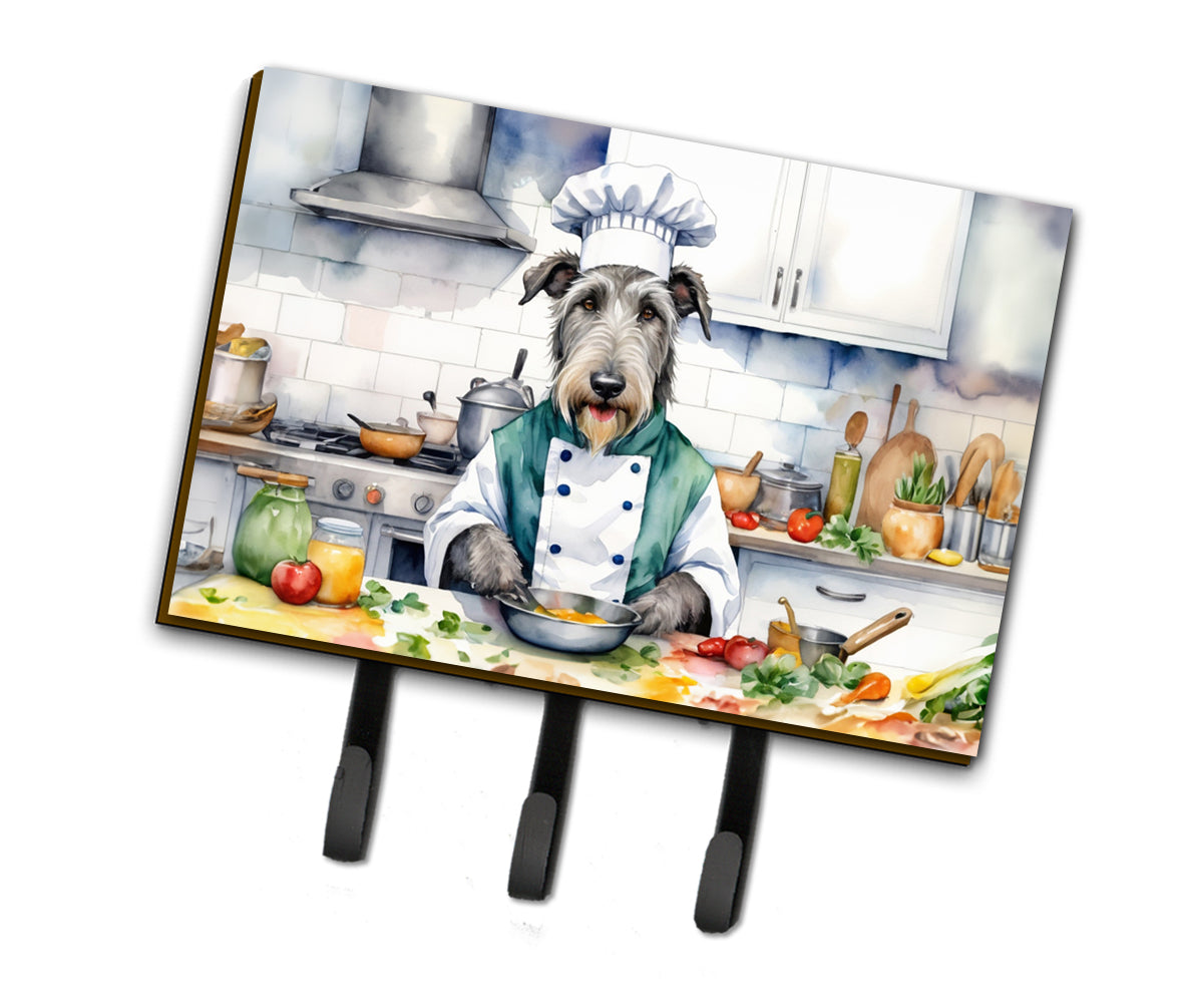 DAC6268TH68 9 x 6 in. Irish Wolfhound The Chef Leash or Key Holder