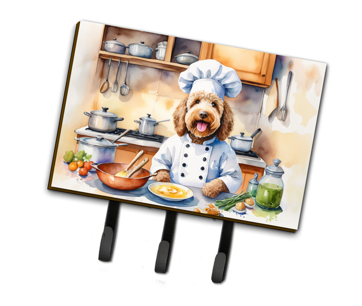 DAC6280TH68 9 x 6 in. Labradoodle The Chef Leash or Key Holder