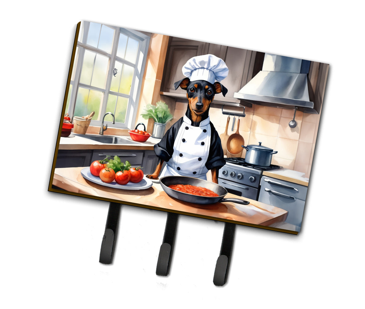 DAC6285TH68 9 x 6 in. Manchester Terrier The Chef Leash or Key Holder