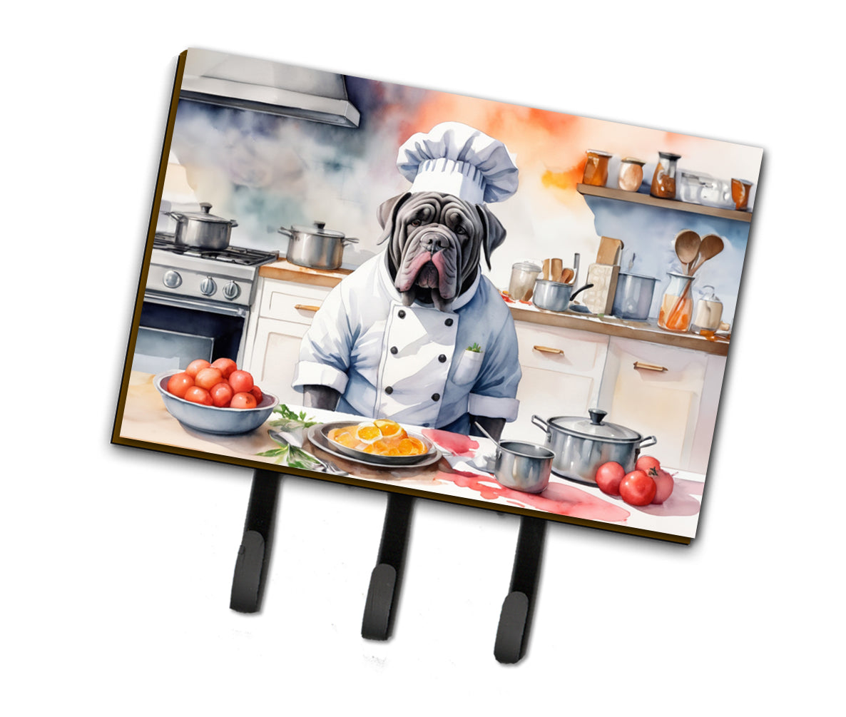 DAC6287TH68 9 x 6 in. Neapolitan Mastiff The Chef Leash or Key Holder