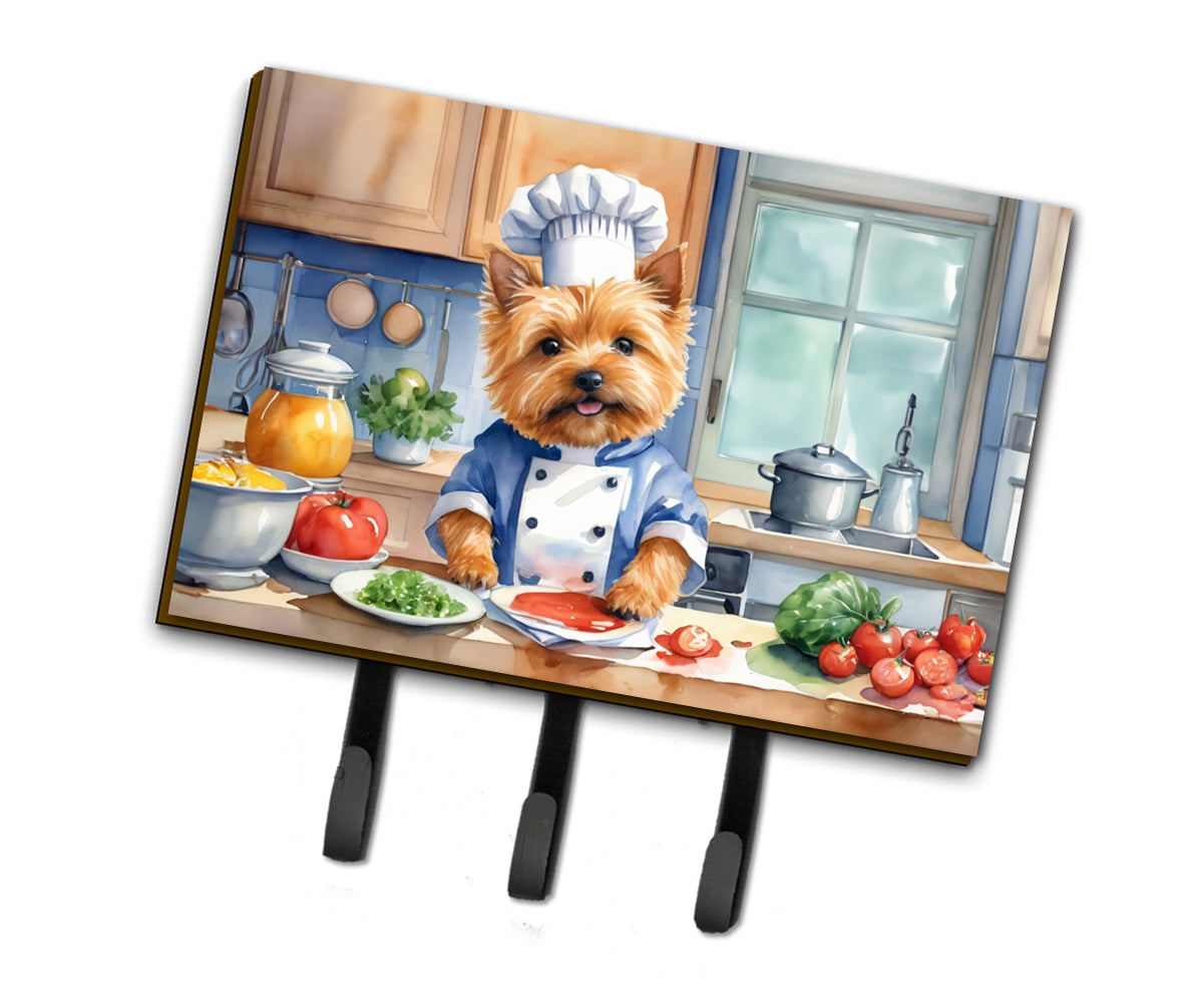 9 x 6 in. Norwich Terrier The Chef Leash or Key Holder