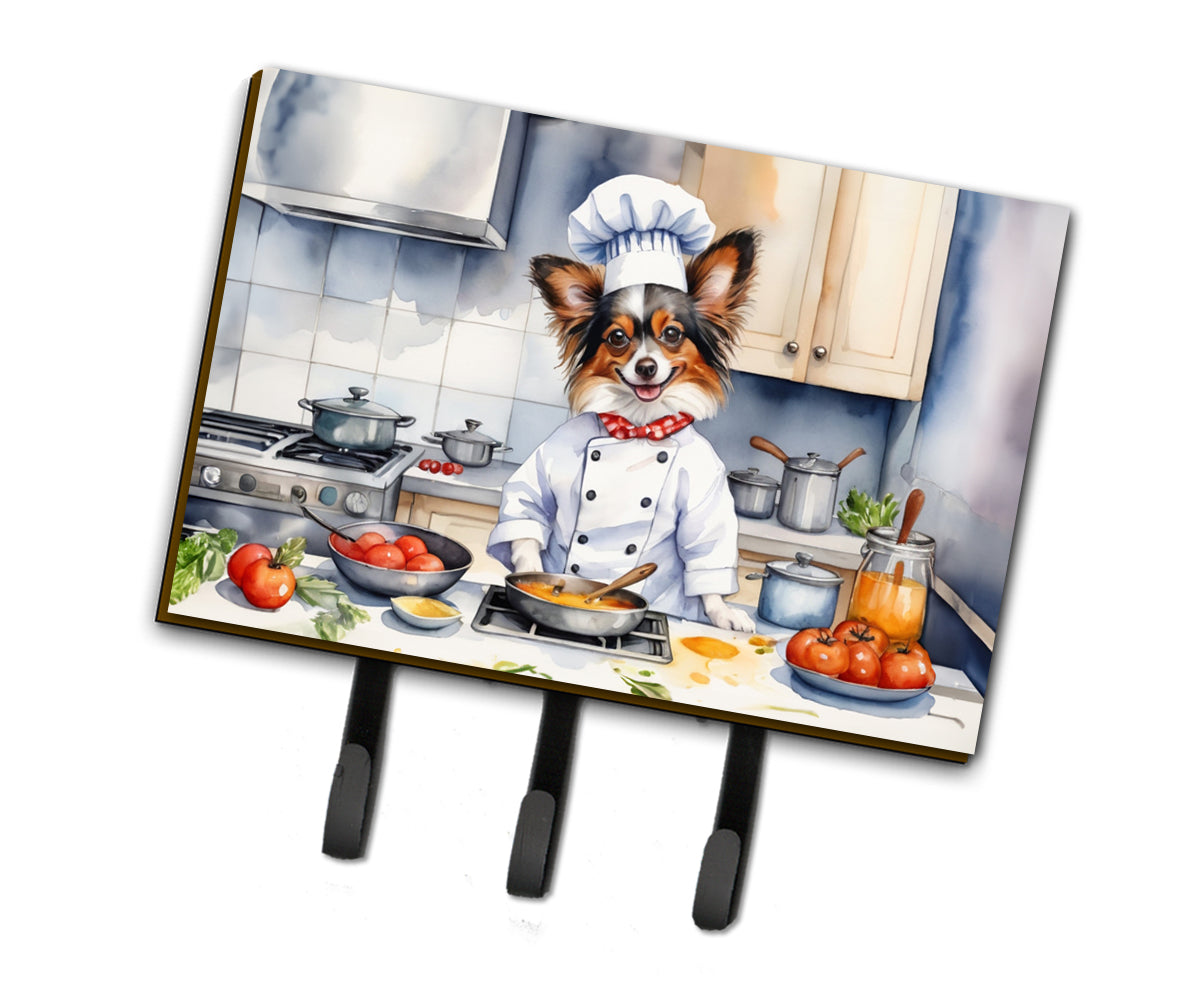 9 x 6 in. Papillon The Chef Leash or Key Holder