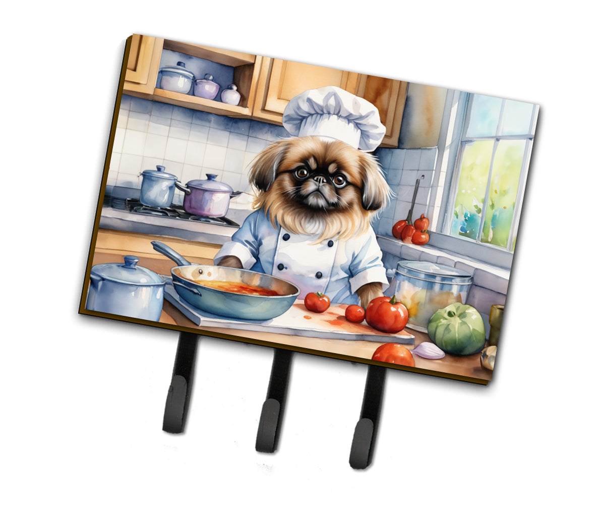9 x 6 in. Pekingese The Chef Leash or Key Holder