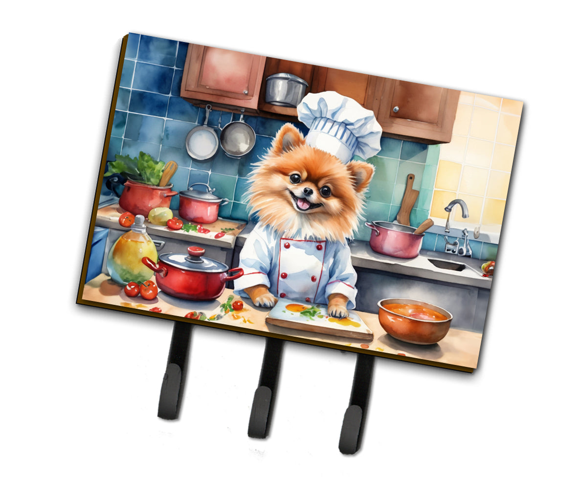 DAC6301TH68 9 x 6 in. Pomeranian The Chef Leash or Key Holder