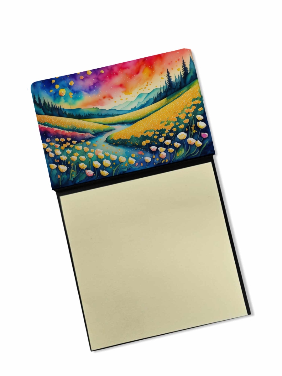 DAC1414SN 5.25 x 3.25 in. Buttercups in Color Sticky Note Holder