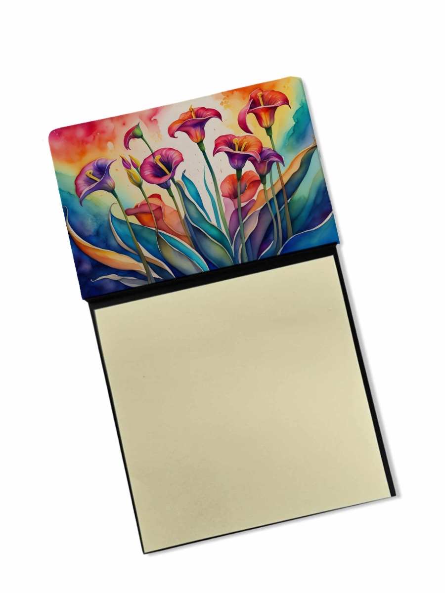 DAC1419SN 5.25 x 3.25 in. Calla Lilies in Color Sticky Note Holder