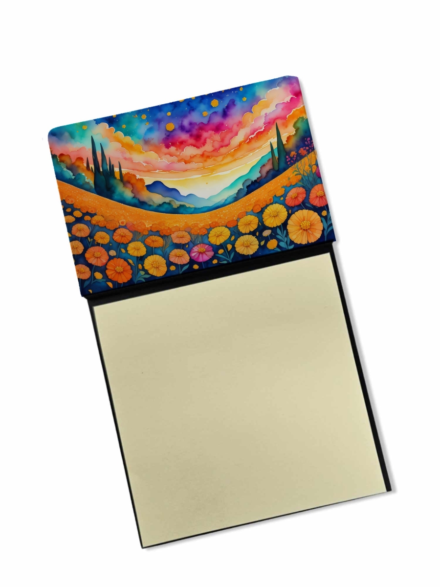 DAC1447SN 5.25 x 3.25 in. Marigolds in Color Sticky Note Holder
