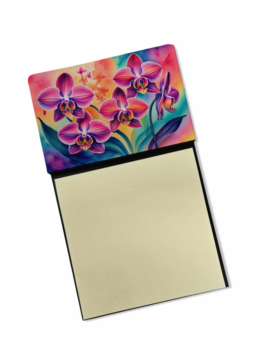 DAC1448SN 5.25 x 3.25 in. Orchids in Color Sticky Note Holder
