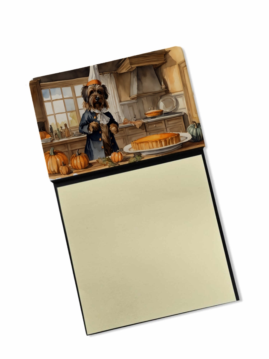 DAC1753SN 5.25 x 3.25 in. Briard Fall Kitchen Pumpkins Sticky Note Holder