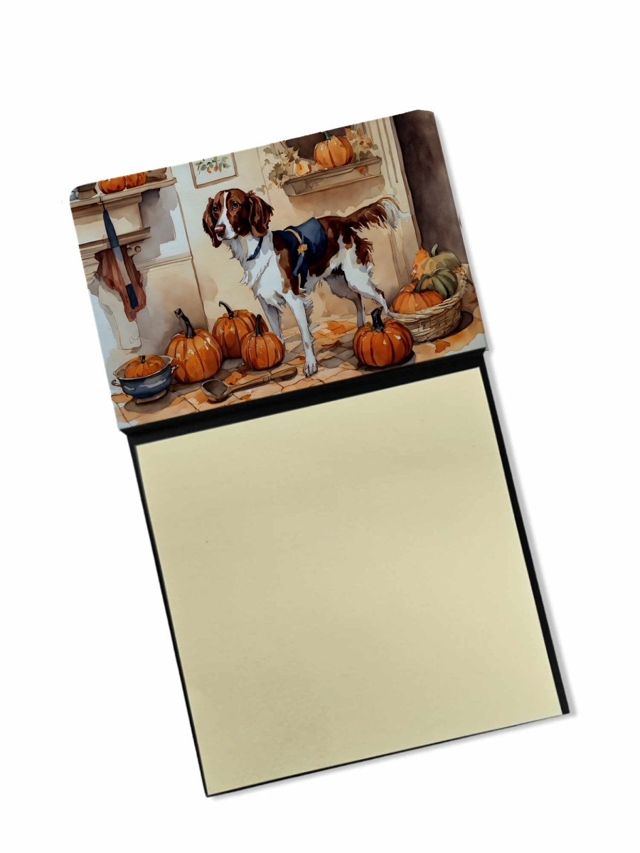 DAC1754SN 5.25 x 3.25 in. Brittany Fall Kitchen Pumpkins Sticky Note Holder