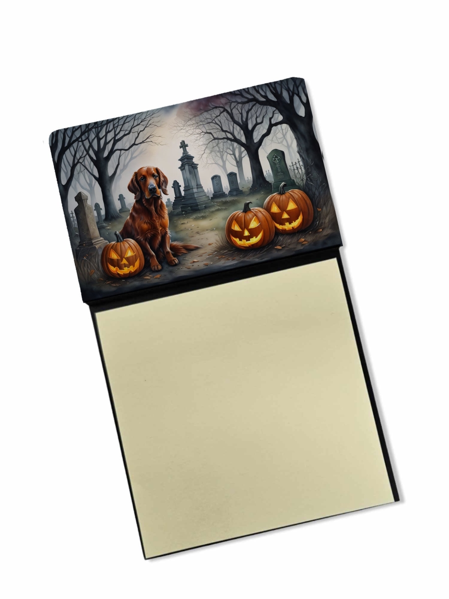 DAC2044SN 5.25 x 3.25 in. Irish Setter Spooky Halloween Sticky Note Holder