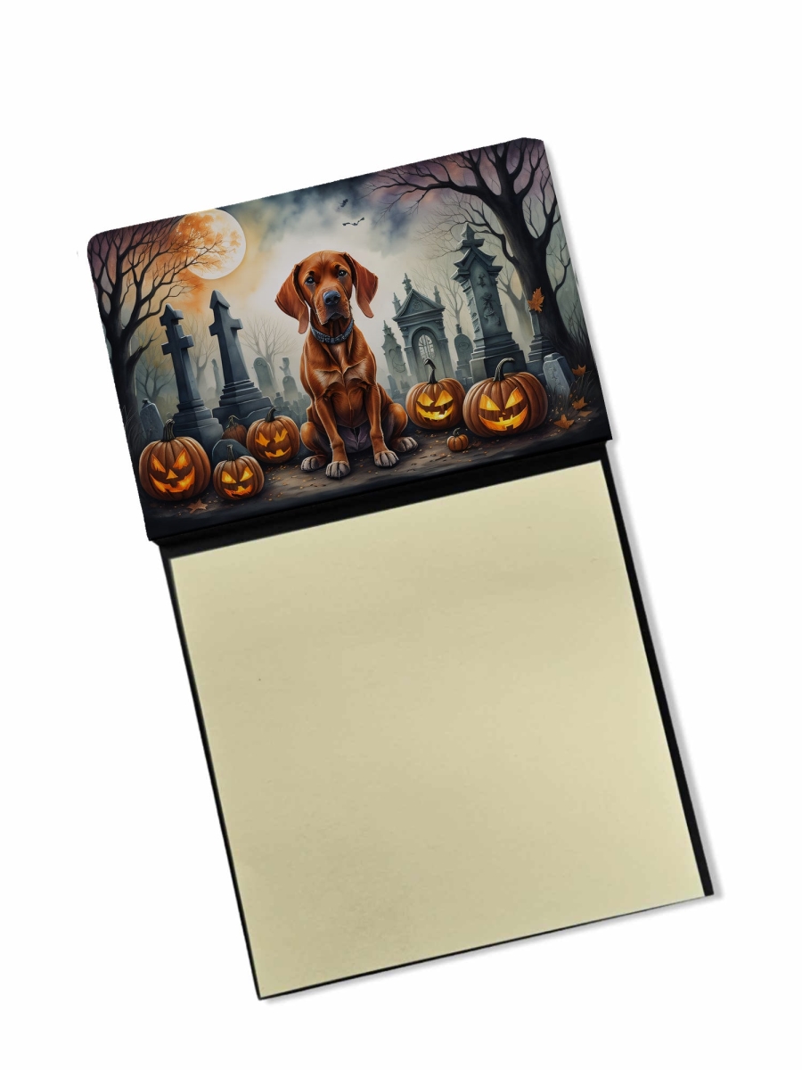 DAC2056SN 5.25 x 3.25 in. Vizsla Spooky Halloween Sticky Note Holder
