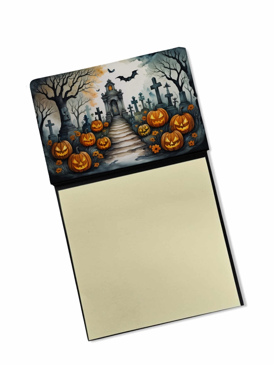 DAC2256SN 5.25 x 3.25 in. Marigold Spooky Halloween Sticky Note Holder