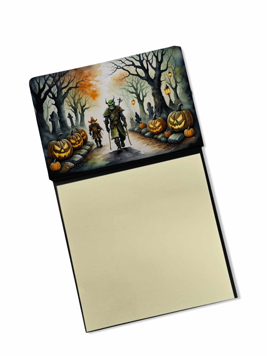 DAC2263SN 5.25 x 3.25 in. Orcs Spooky Halloween Sticky Note Holder