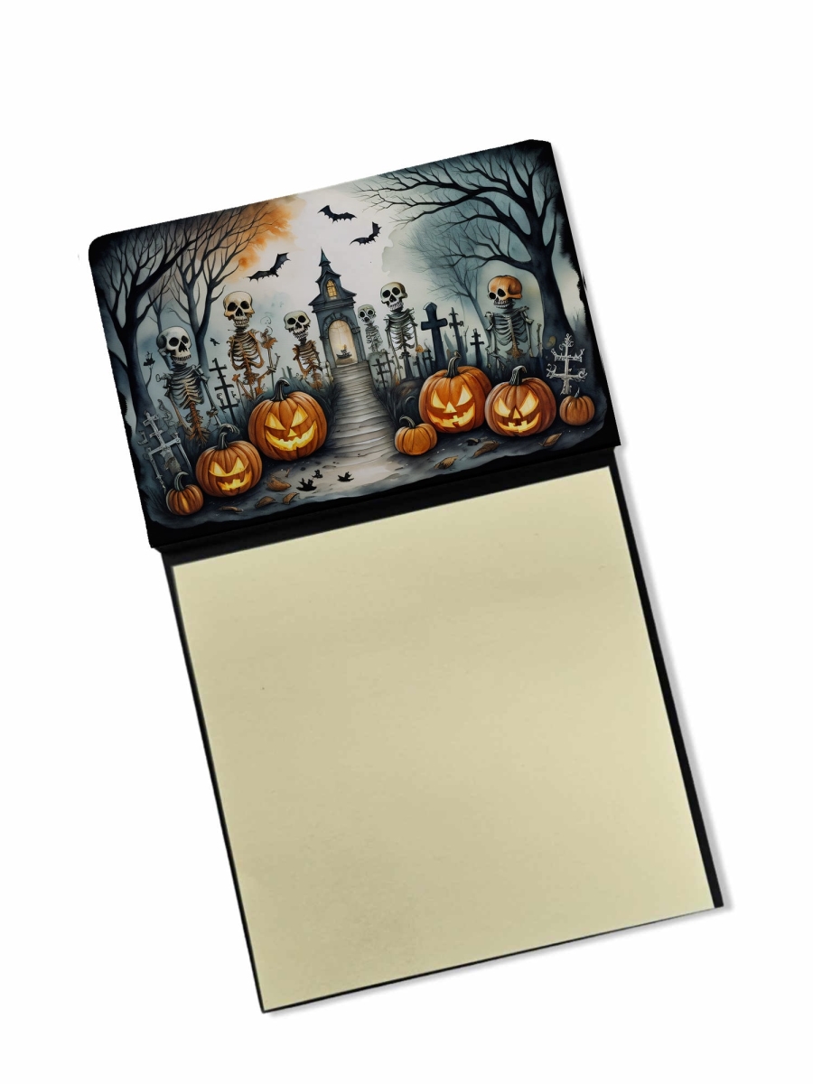 DAC2272SN 5.25 x 3.25 in. Skeleton Spooky Halloween Sticky Note Holder