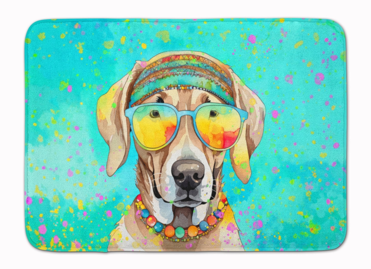 DAC2566RUG 19 x 27 in. Weimaraner Hippie Dawg Memory Foam Kitchen Mat