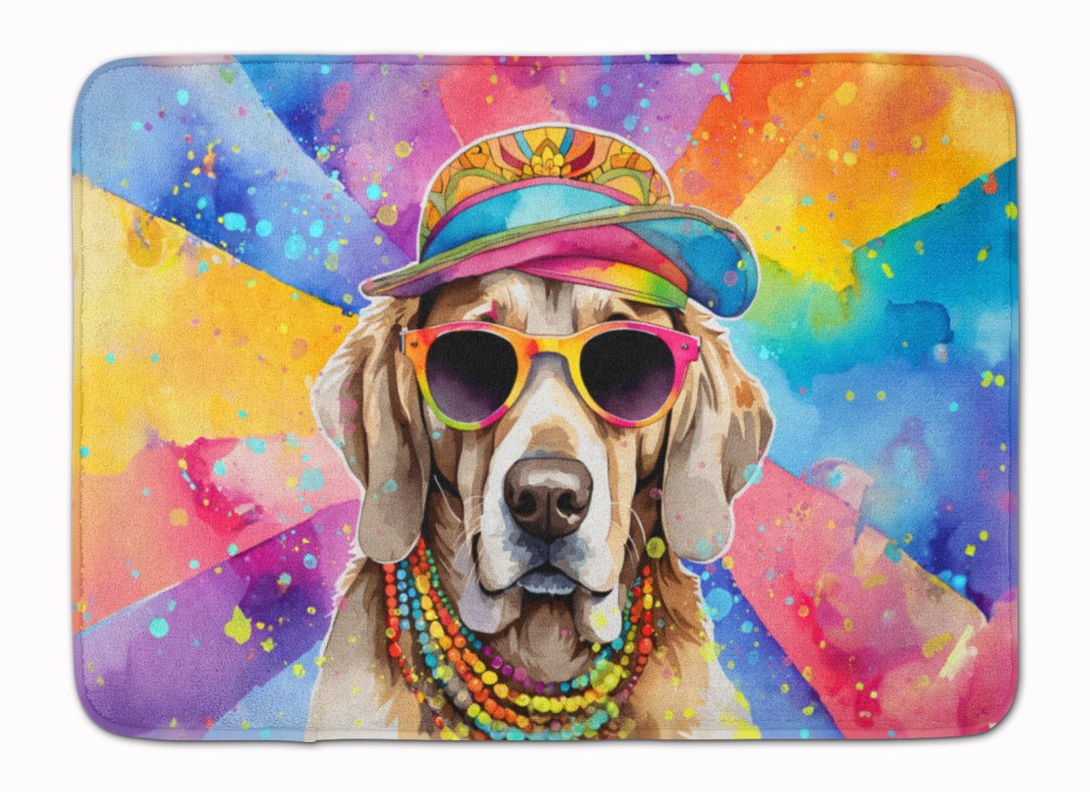 DAC2568RUG 19 x 27 in. Weimaraner Hippie Dawg Memory Foam Kitchen Mat
