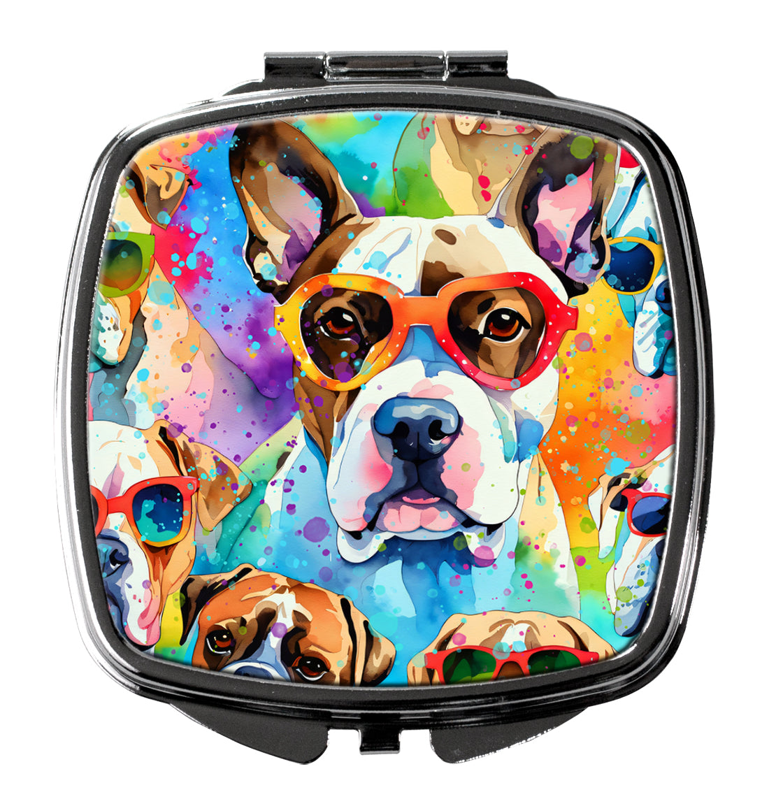 DAC2474SCM 3 x 2.75 in. Boxer Hippie Dawg Compact Mirror