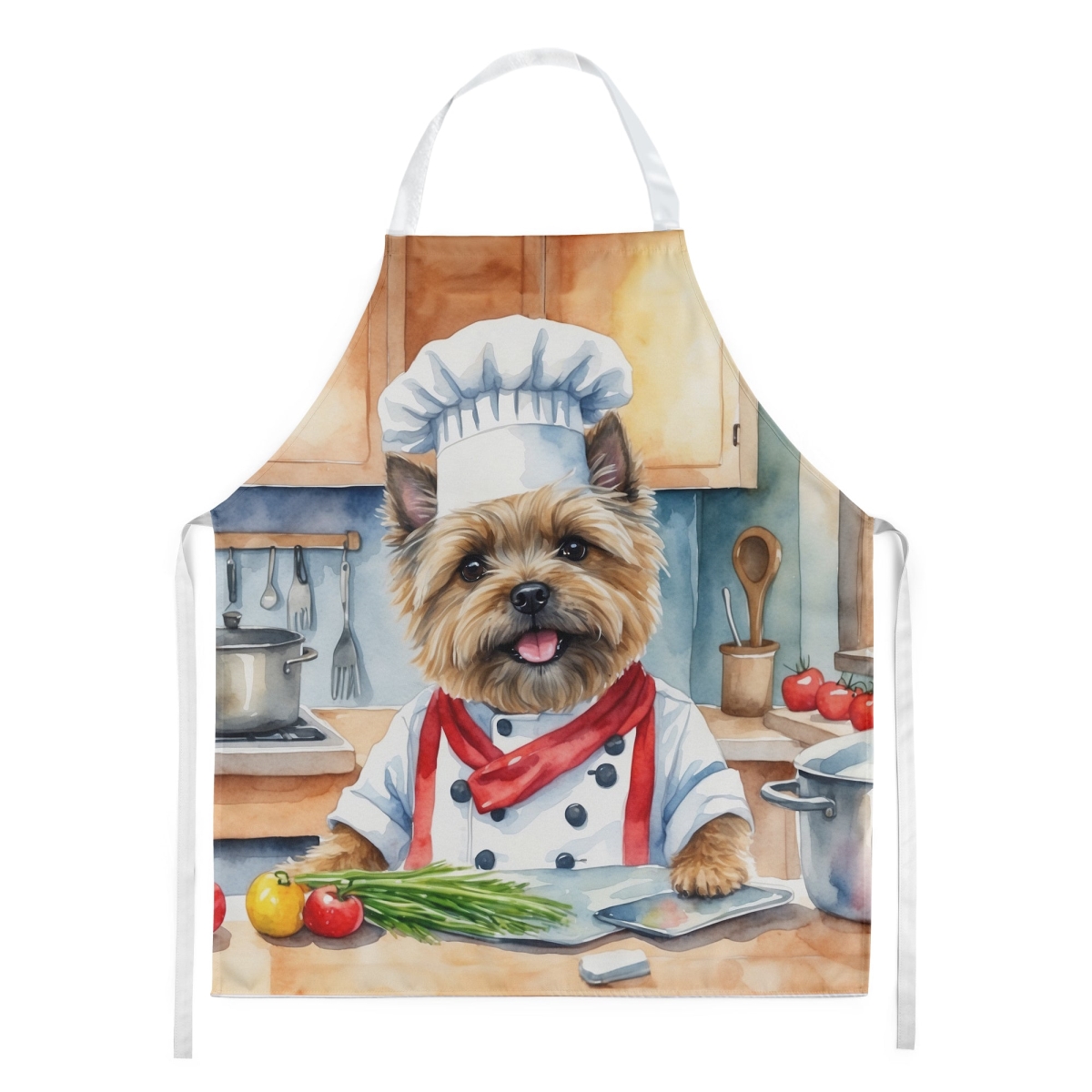 Picture of Carolines Treasures DAC6226APRON 30 x 27 in. Cairn Terrier The Chef Apron