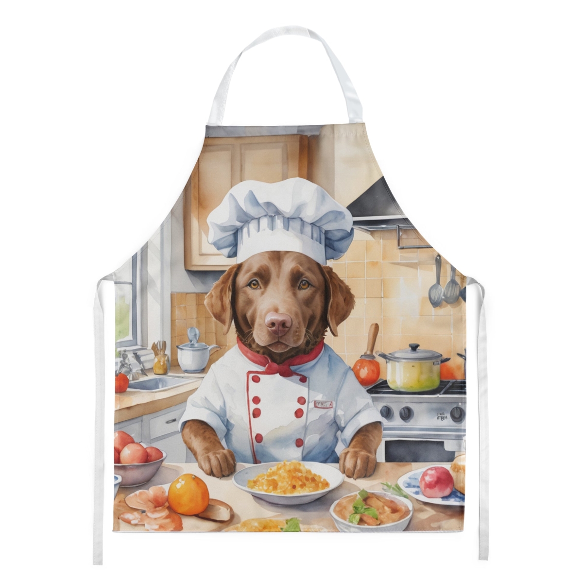 Picture of Carolines Treasures DAC6229APRON 30 x 27 in. Chesapeake Bay Retriever The Chef Apron