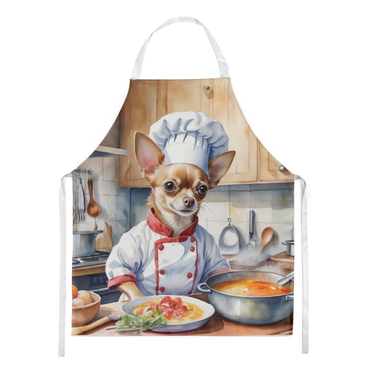 Picture of Carolines Treasures DAC6230APRON 30 x 27 in. Chihuahua The Chef Apron