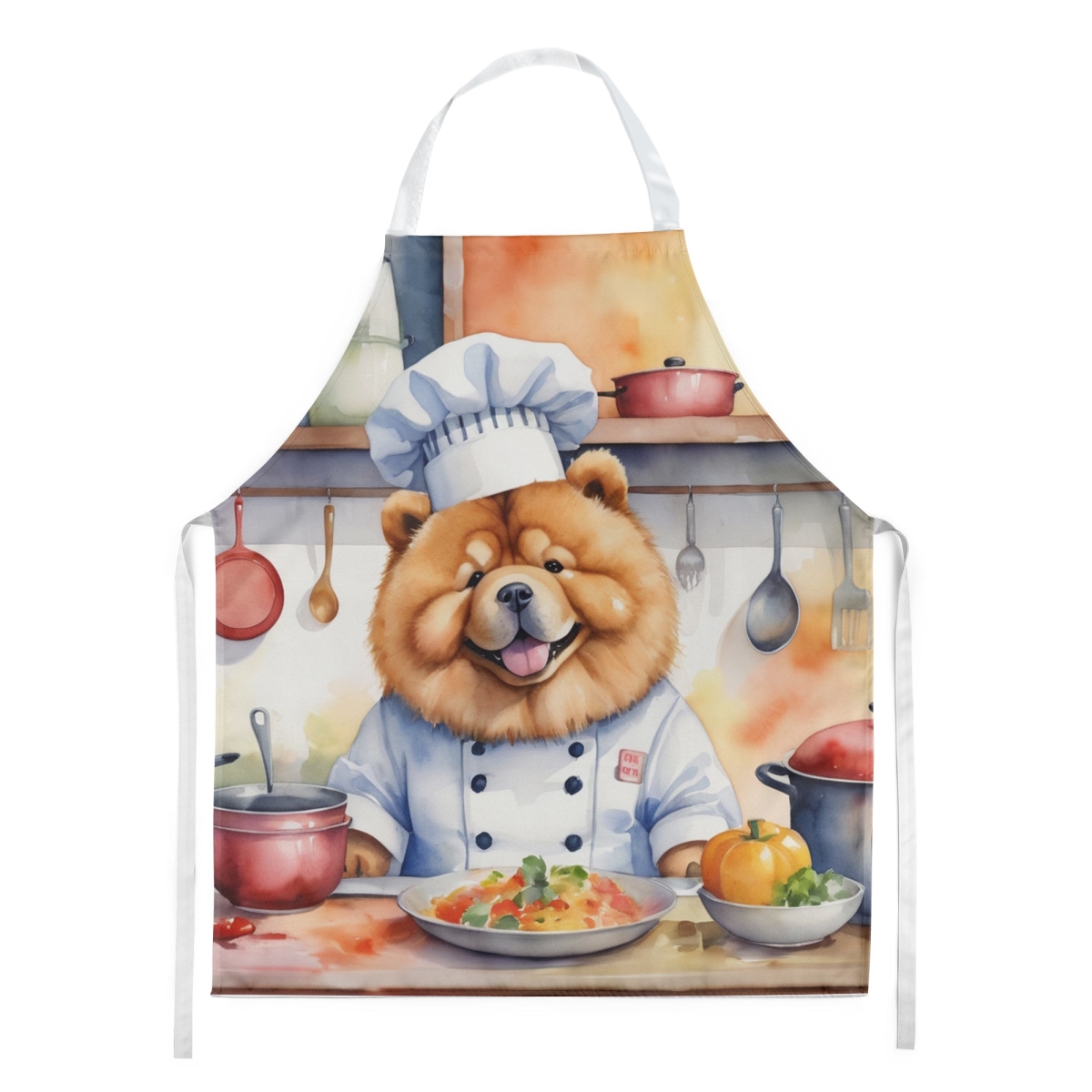 Picture of Carolines Treasures DAC6232APRON 30 x 27 in. Chow Chow The Chef Apron