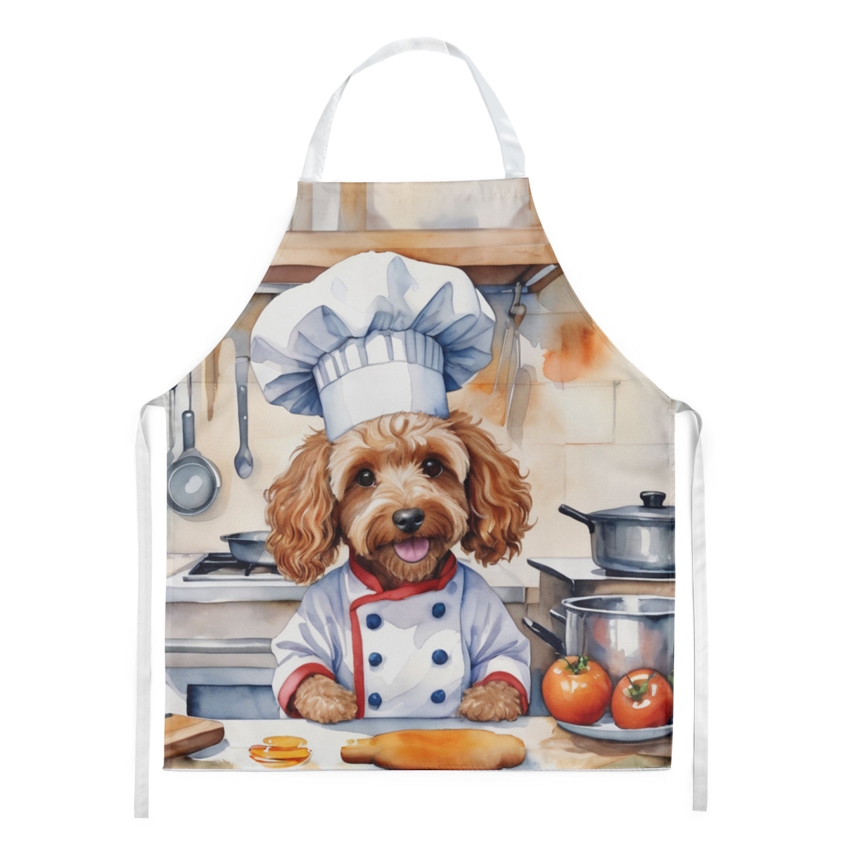 Picture of Carolines Treasures DAC6233APRON 30 x 27 in. Cockapoo The Chef Apron