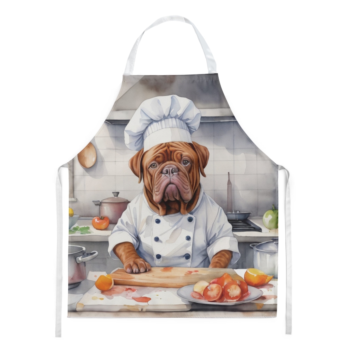 Picture of Carolines Treasures DAC6241APRON 30 x 27 in. Dogue De Bordeaux The Chef Apron
