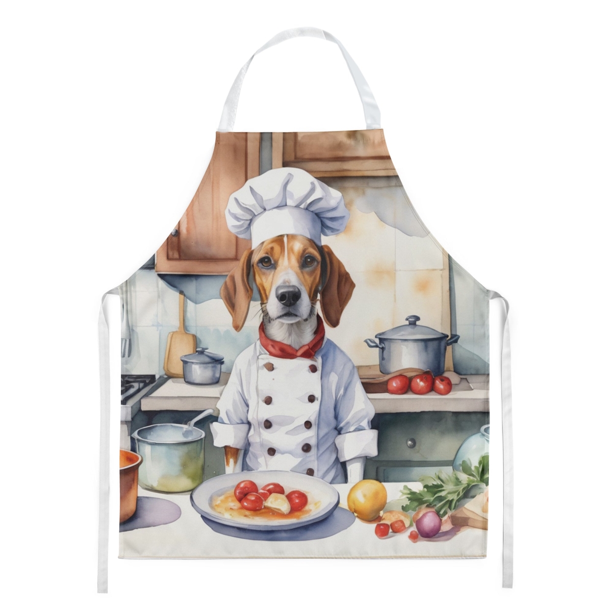 Picture of Carolines Treasures DAC6245APRON 30 x 27 in. English Foxhound The Chef Apron