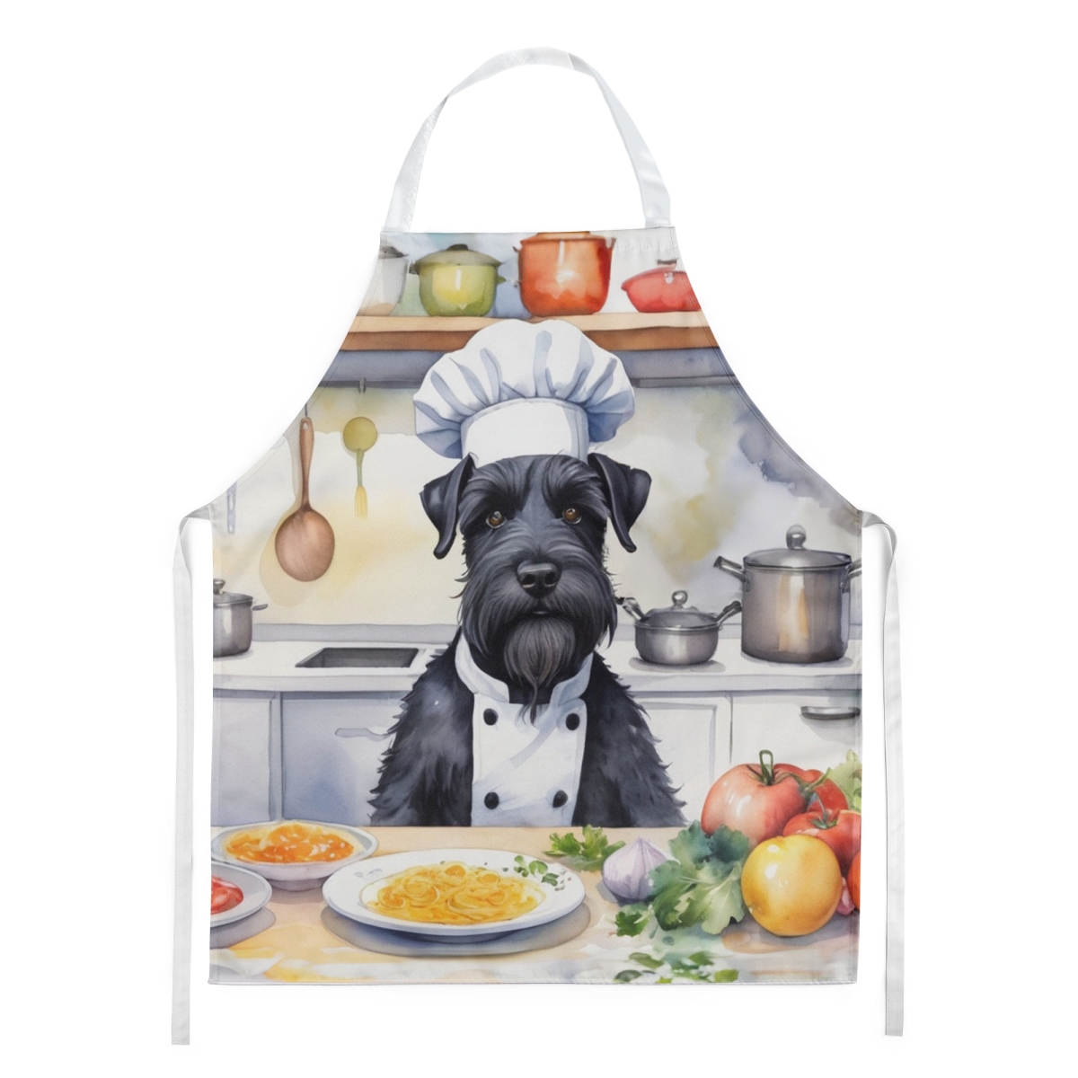 Picture of Carolines Treasures DAC6256APRON 30 x 27 in. Giant Schnauzer The Chef Apron