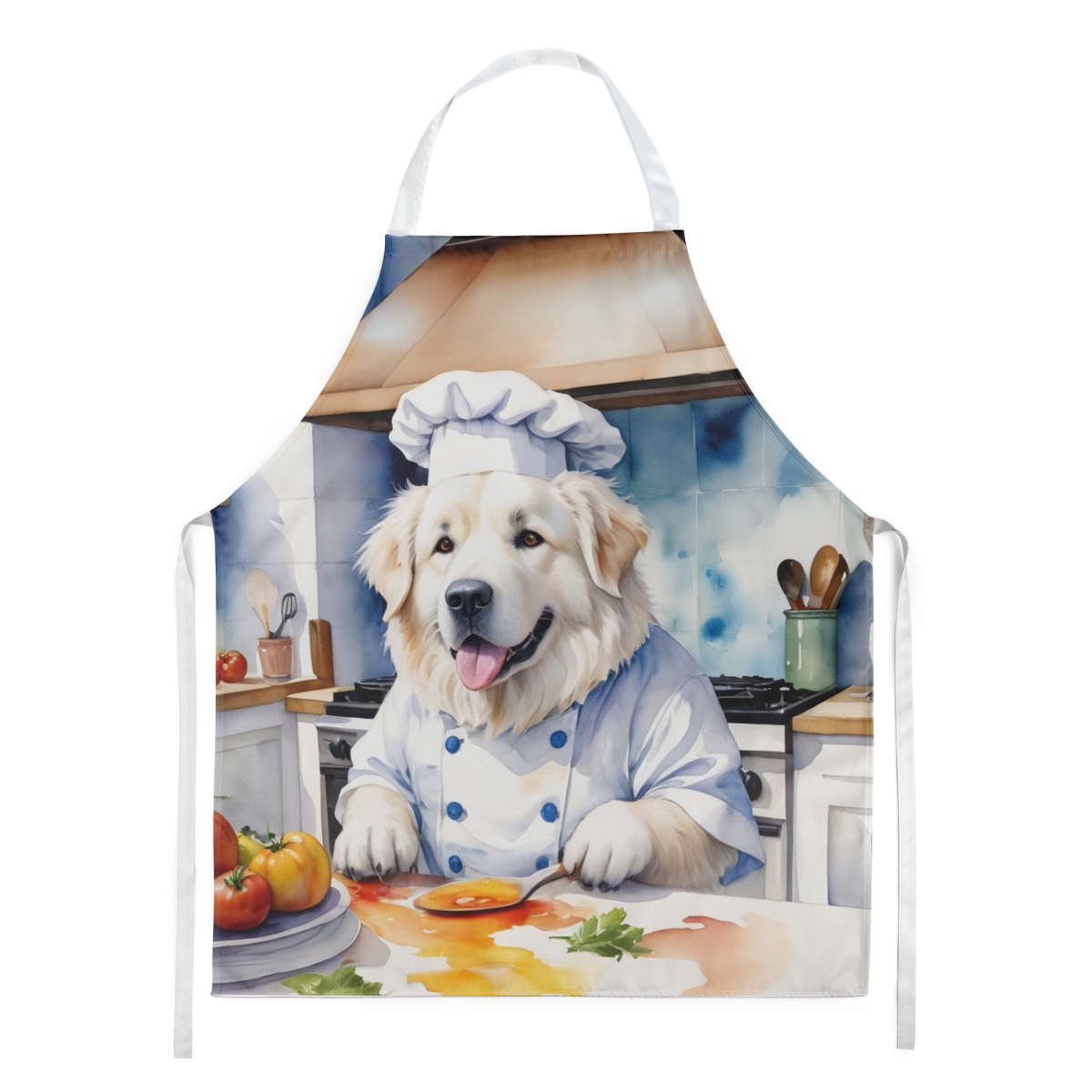 Picture of Carolines Treasures DAC6261APRON 30 x 27 in. Great Pyrenees The Chef Apron