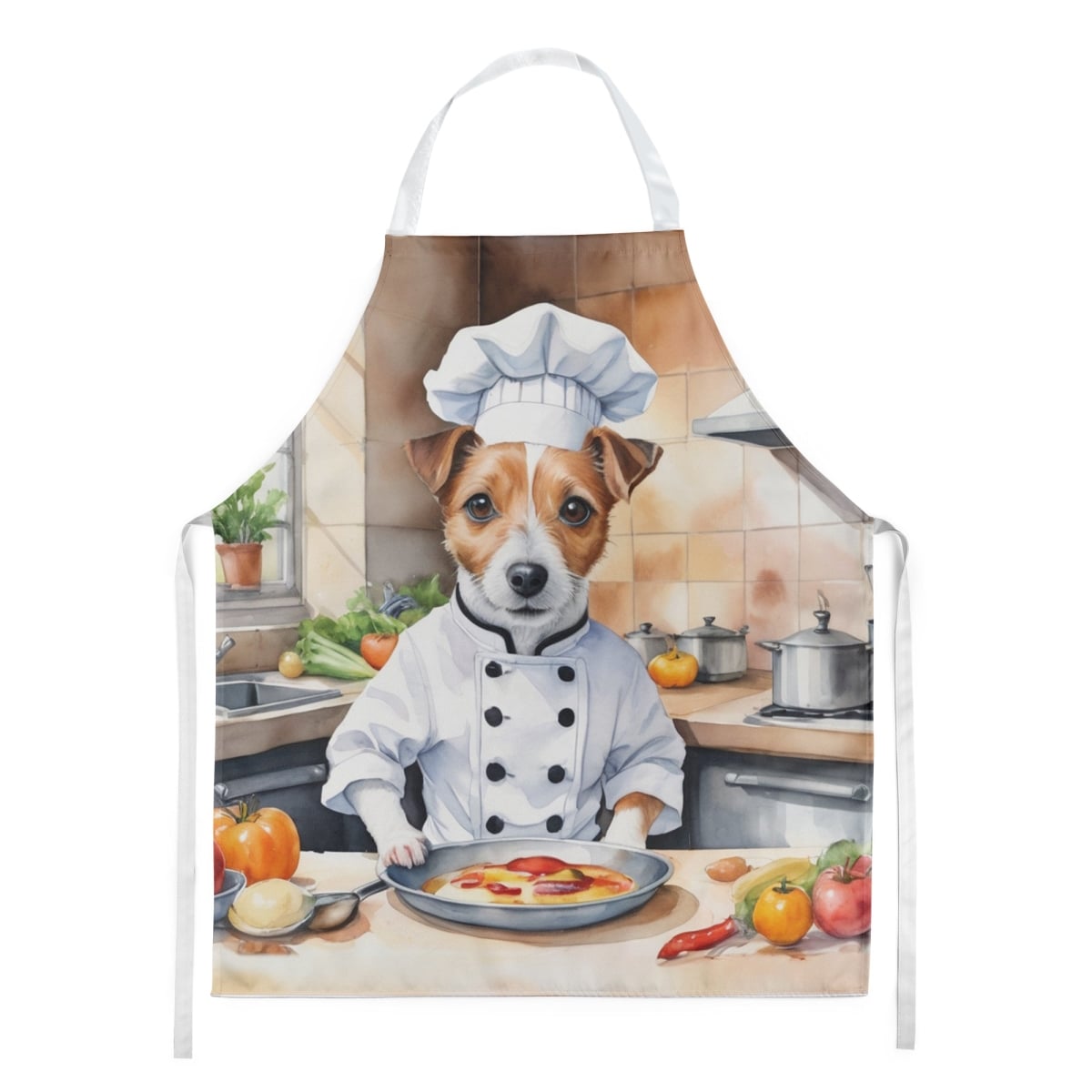 Picture of Carolines Treasures DAC6270APRON 30 x 27 in. Jack Russell Terrier The Chef Apron