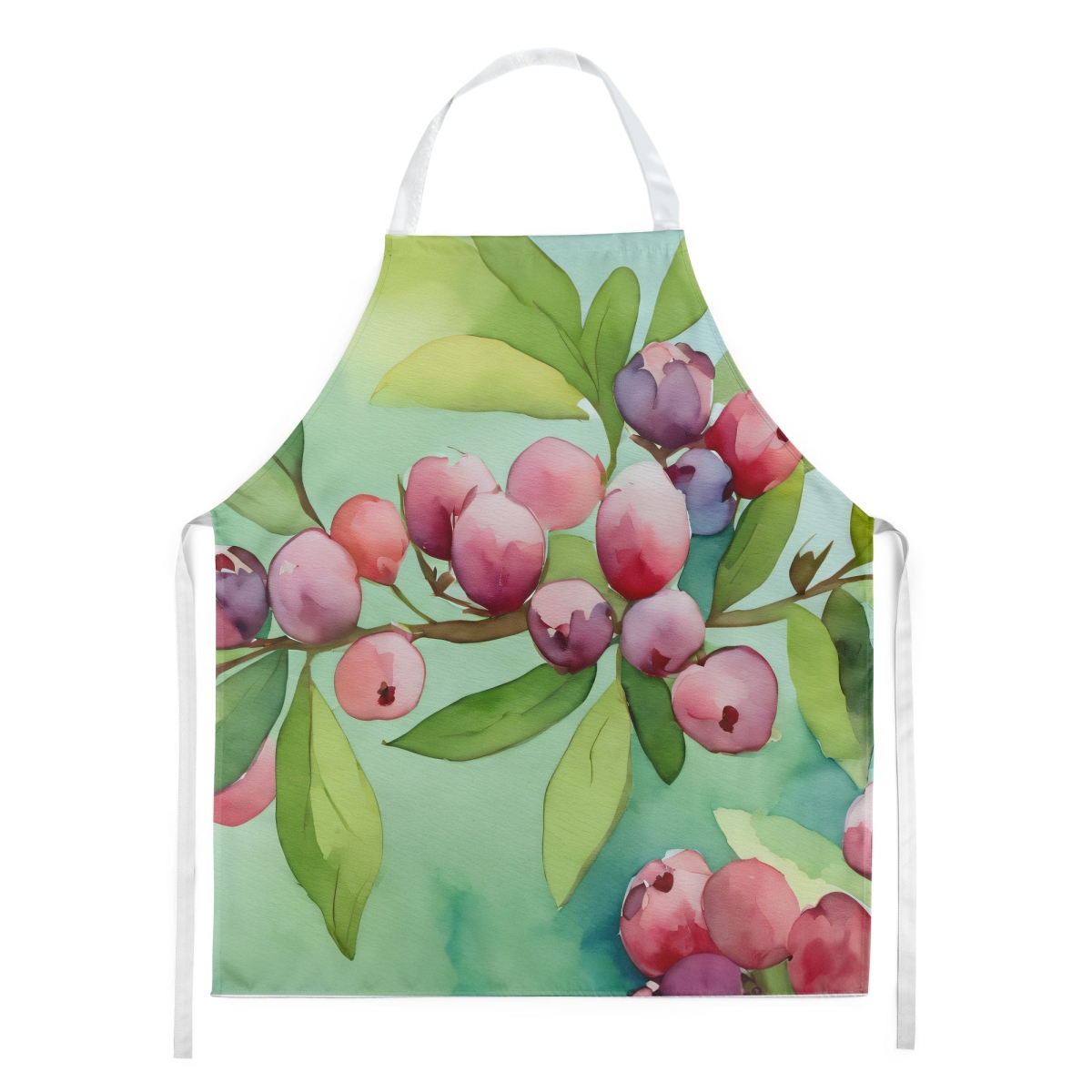 Picture of Carolines Treasures DAC1634APRON 30 x 27 in. Connecticut Mountain Laurels in Watercolor Apron