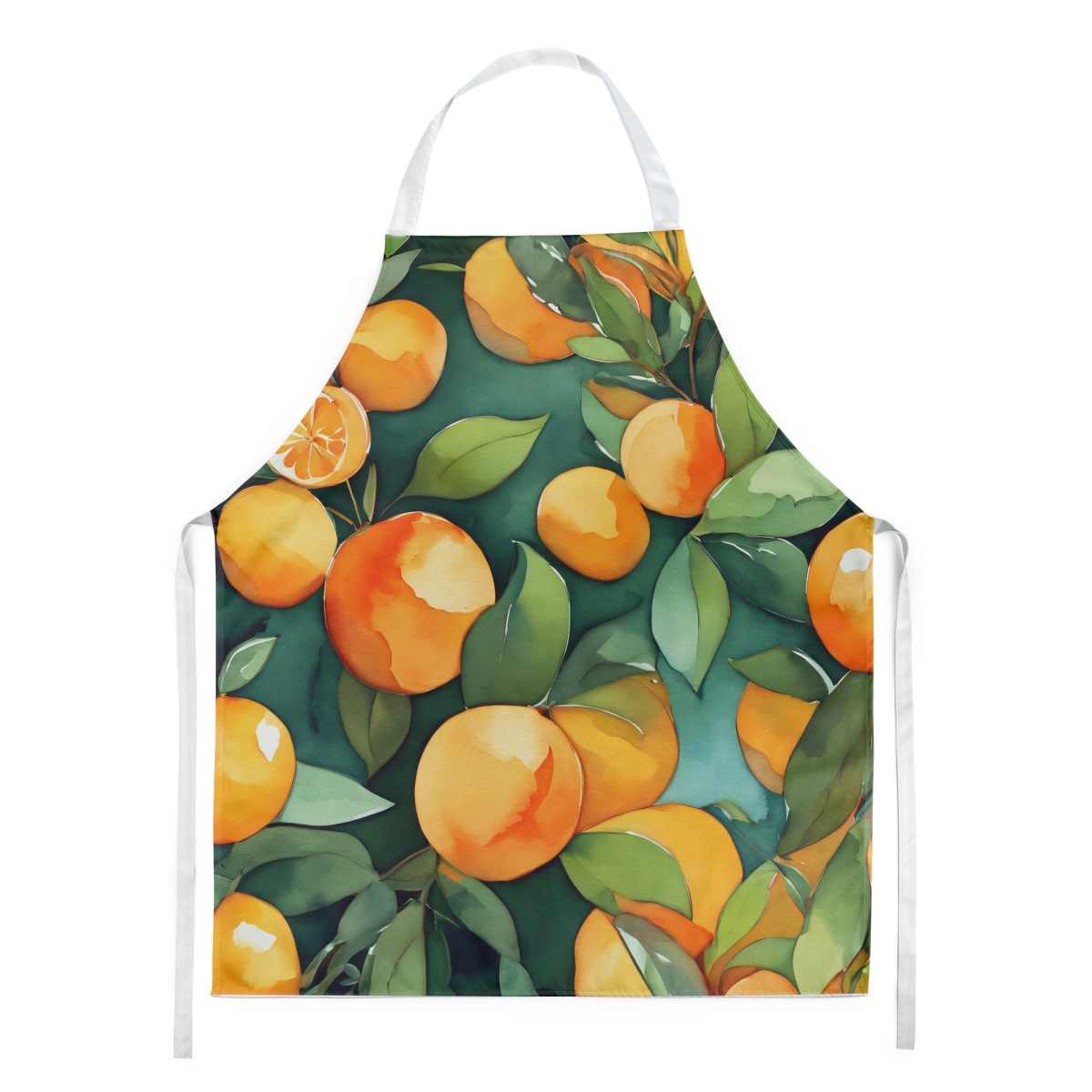 Picture of Carolines Treasures DAC1637APRON 30 x 27 in. Florida Orange Blossom in Watercolor Apron