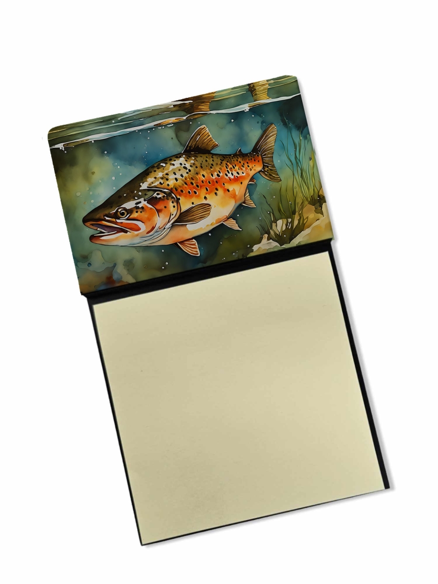 DAC2780SN 5.25 x 3.25 in. Brown Trout Sticky Note Holder