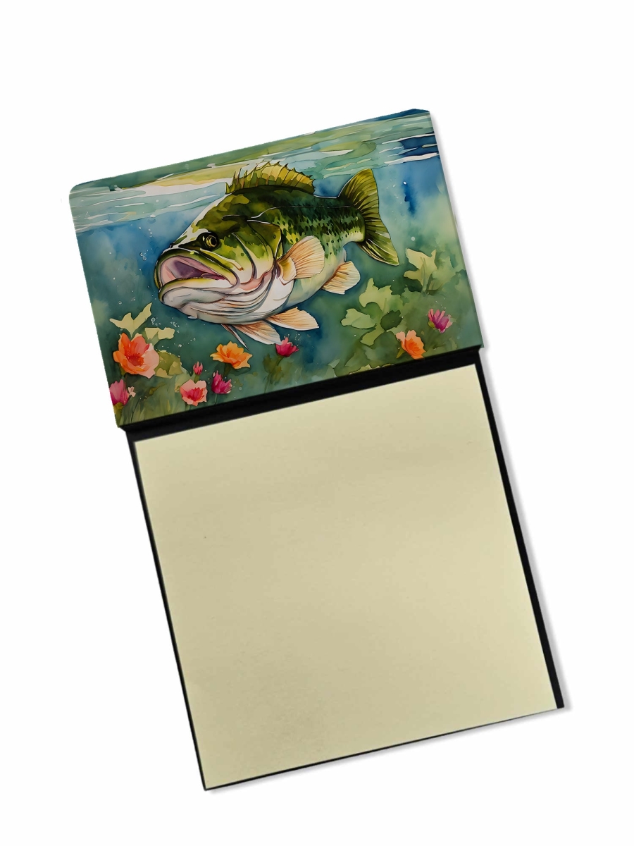 DAC2802SN 5.25 x 3.25 in. Largemouth Bass Sticky Note Holder