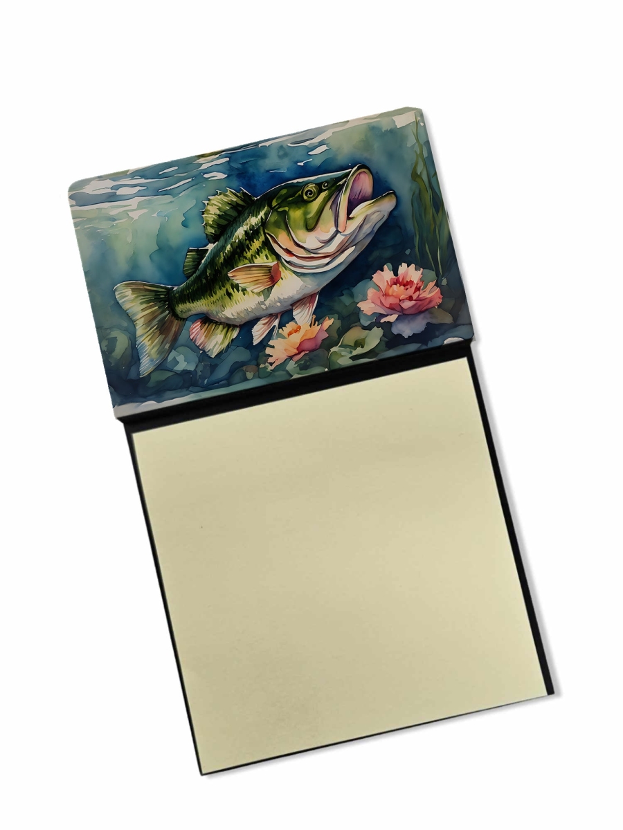 DAC2803SN 5.25 x 3.25 in. Largemouth Bass Sticky Note Holder