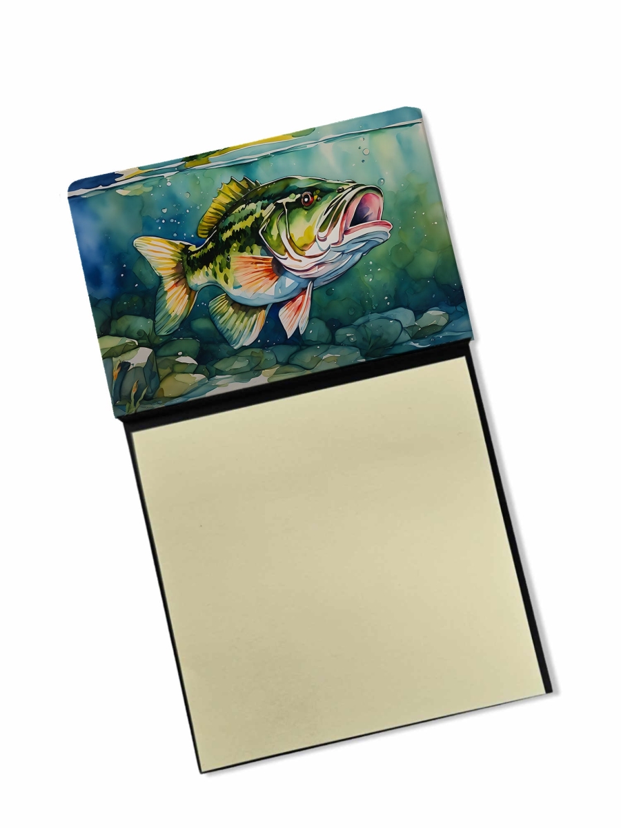 DAC2804SN 5.25 x 3.25 in. Largemouth Bass Sticky Note Holder