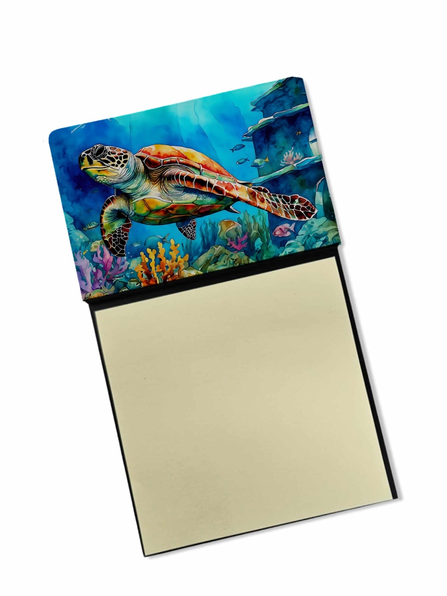DAC2805SN 5.25 x 3.25 in. Loggerhead Sea Turtle Sticky Note Holder